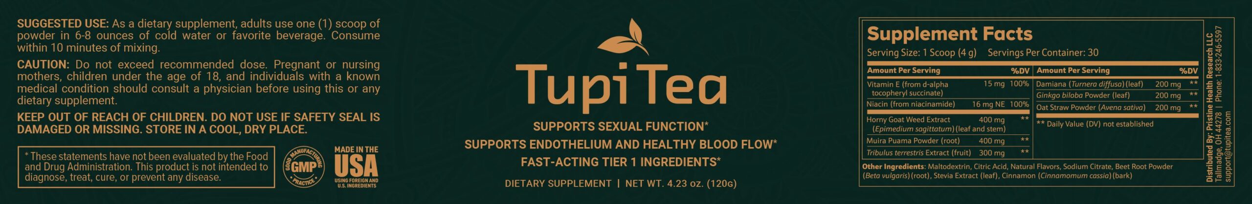 Tupi Tea Lable